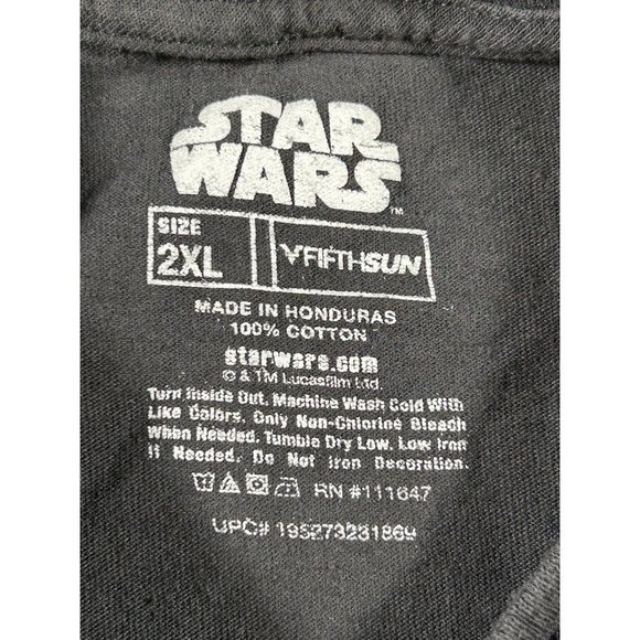 Star Wars Mandalorian Van Gogh Short Sleeve Movie T-Shirt Mens Size‎ 2XL - Picture 5 of 5